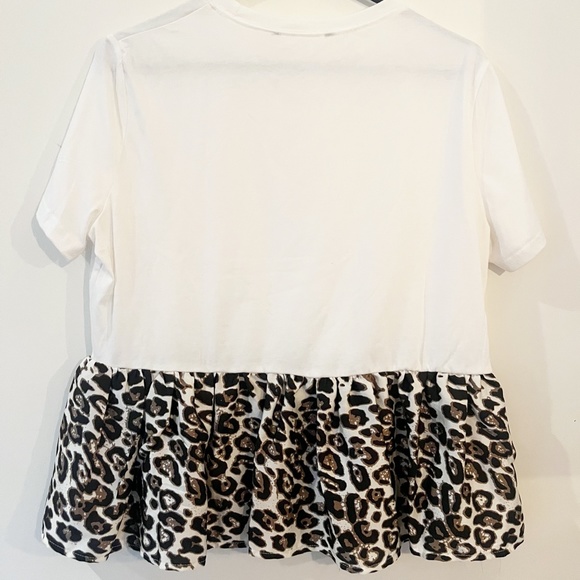 Half Animal Print Shirt| Size S-M - Picture 5 of 6